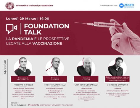 Foundation Talk: Covid-19 pandemic and the prospects of vaccinations